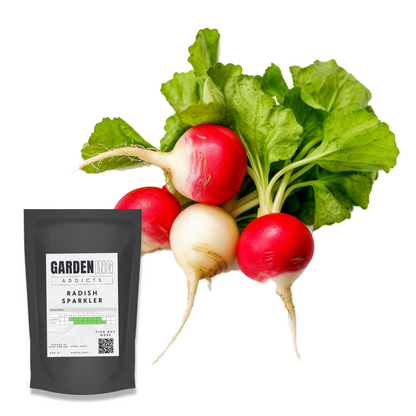 Radish Sparkler and Seeds packet